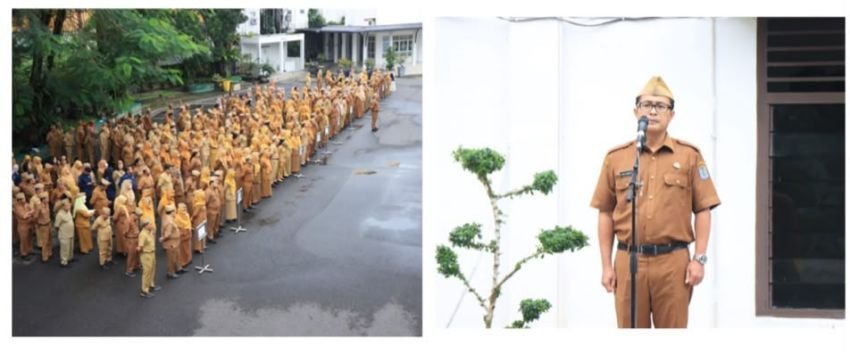 Pimpin Apel Gabungan, Staf Ahli Wali Kota Dorong Semangat Olahraga Dan Prestasi