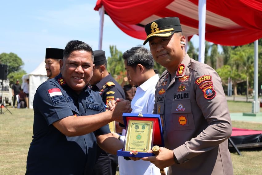 Kapolres Batu Bara Hadiri Apel Gabungan Operasi Pengawasan Perairan Batu Bara dan Sergai
