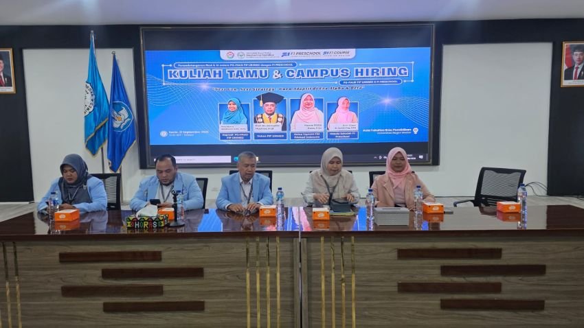 Kuliah Tamu & Campus Hiring Yayasan Fisi Edukasi Indonesia : Menyiapkan Calon Pendidik Menghadapi Generasi Masa Depan