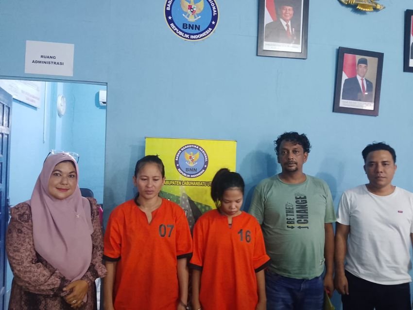 Polsek Bilah Hilir Amankan 3 Tersangka, 2 Pelaku Diserahkan Ke BNNK Untuk Proses Rehabilitasi