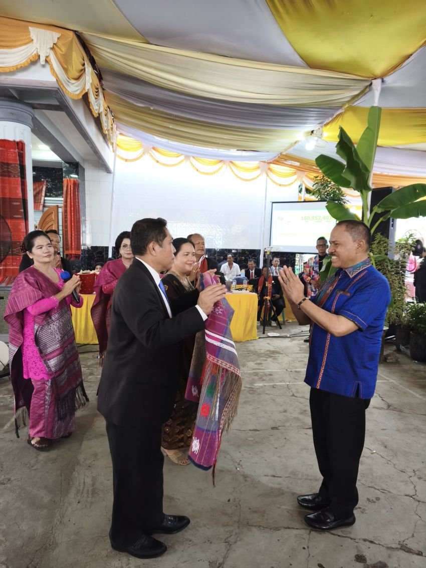 Usai Hadiri Pesta di HKBP Dame, Maruli Siahaan Hadiri Pesta Puncak Gotilon dan HUT ke-70 HKBP Sei Putih