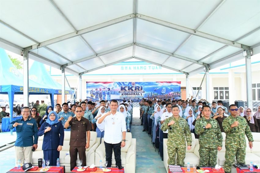 Bangun Generasi Unggul, Kodaeral I Dukung Peluncuran Ekstrakurikuler KKRI di Belawan