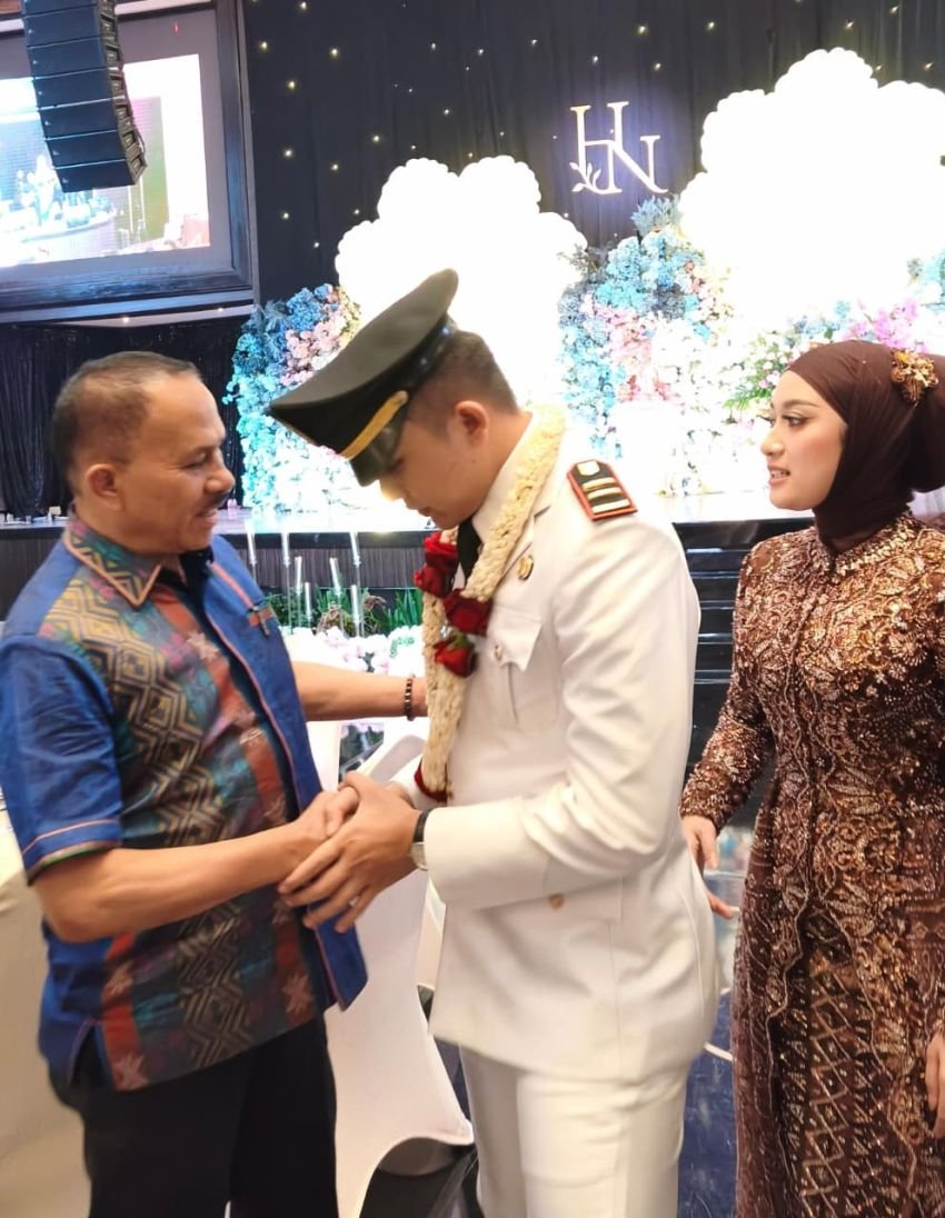 Syaf Lubis Mantu, Maruli Siahaan Hadiri Pesta Pernikahan