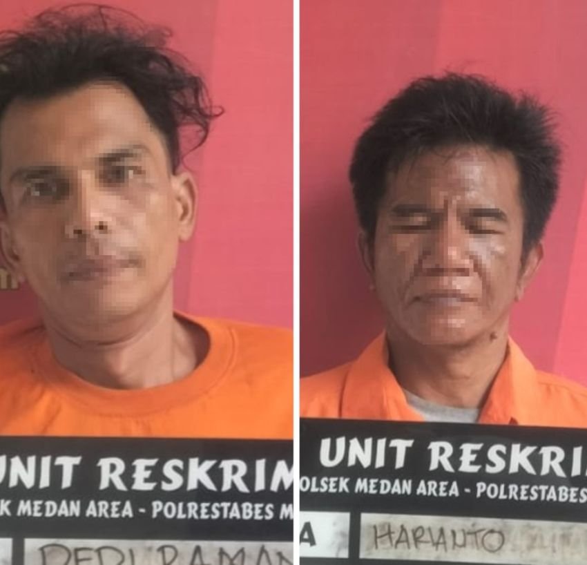 Unit Reskrim Polsek Medan Area Ungkap Pembobol Toko Grosir, Dua Pelaku Ditangkap : Hasil Kejahatan Beli Narkoba