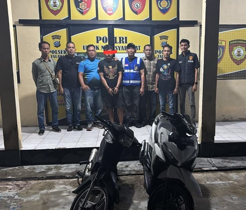 Dalam Waktu Singkat, Polsek Talawi Amankan Pelaku Pencurian Sepeda Motor