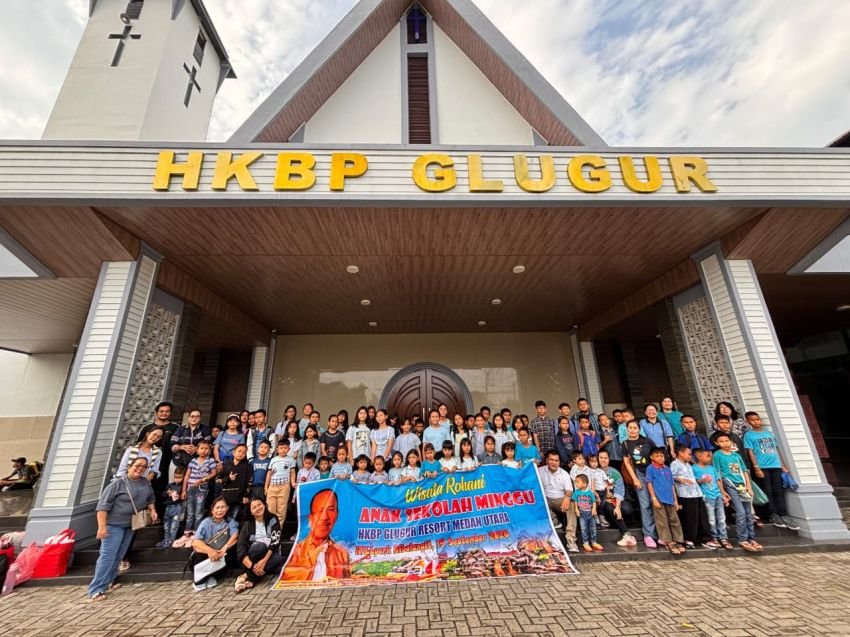 Maruli Siahaan Dukung Pembinaan Iman dan Karakter Generasi Muda Gereja, Melalui Wisata Rohani Anak Sekolah Minggu HKBP Glugur