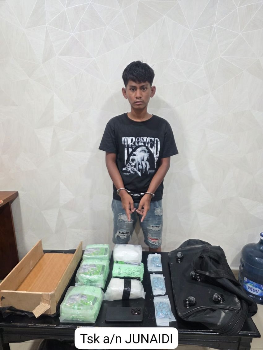 Polres Asahan Gagalkan Pengiriman 5 Kg Sabu dan 285 Butir Ekstasi ke Madura