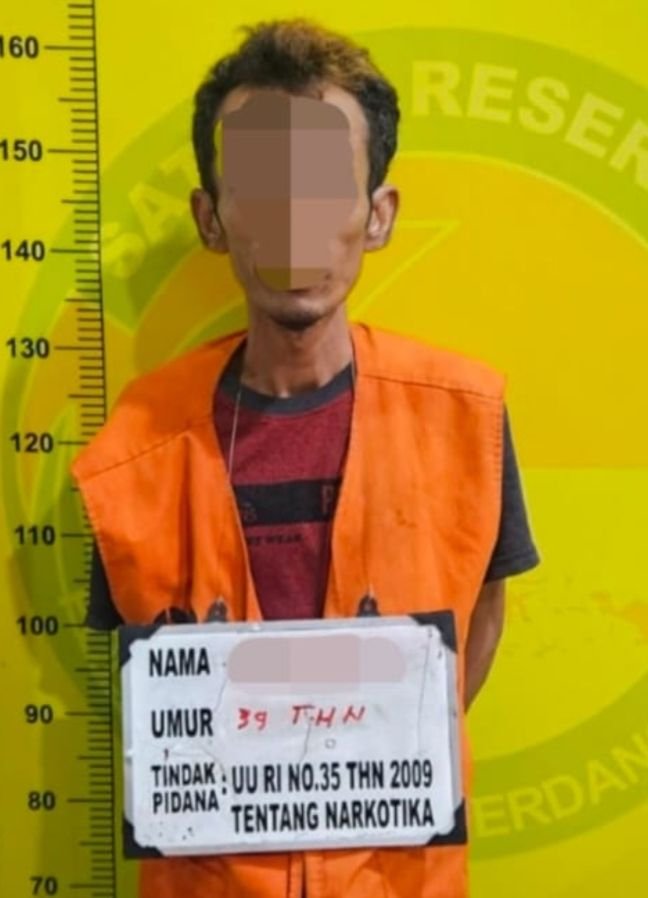 Polresta Deli Serdang Amankan Pria Miliki 4,32 Grm Sabu