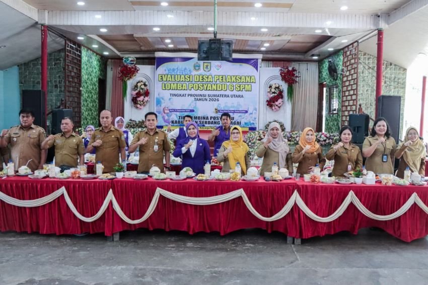 Evaluasi 6 SPM, Posyandu Sergai Didorong Semakin Dekat dan Responsif Layani Masyarakat