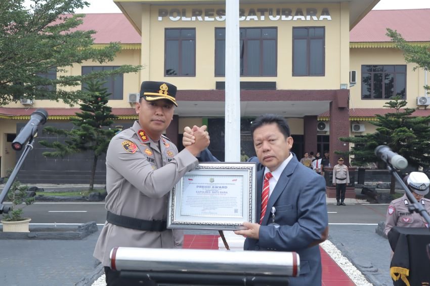 Polres Batu Bara Terima Presisi Award dari LEMKAPI atas Kinerja Pelayanan kepada Masyarakat
