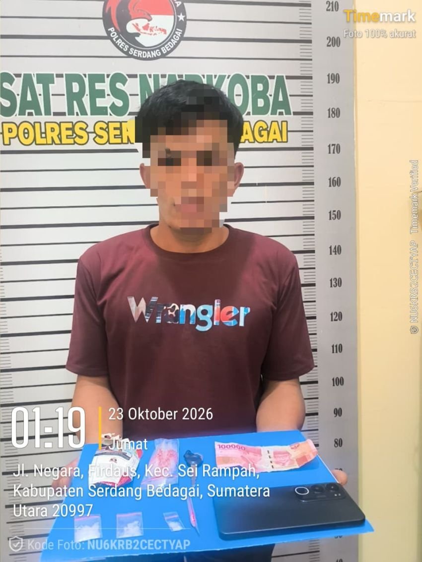 Transaksi Sabu di Warkop, Warga Kota Tengah Dibekuk