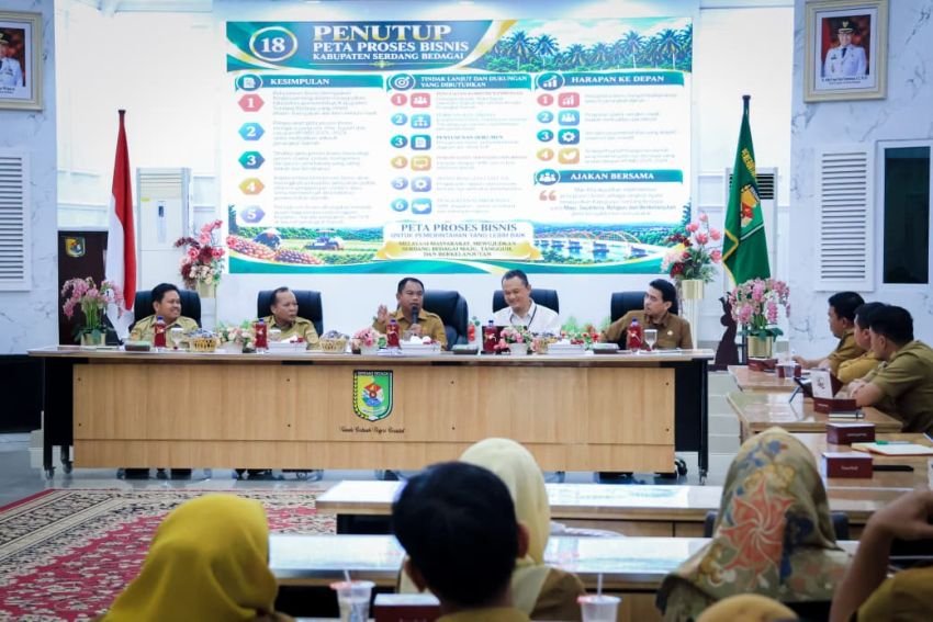 Bupati Sergai Minta Peta Proses Bisnis Jadi Acuan Kerja