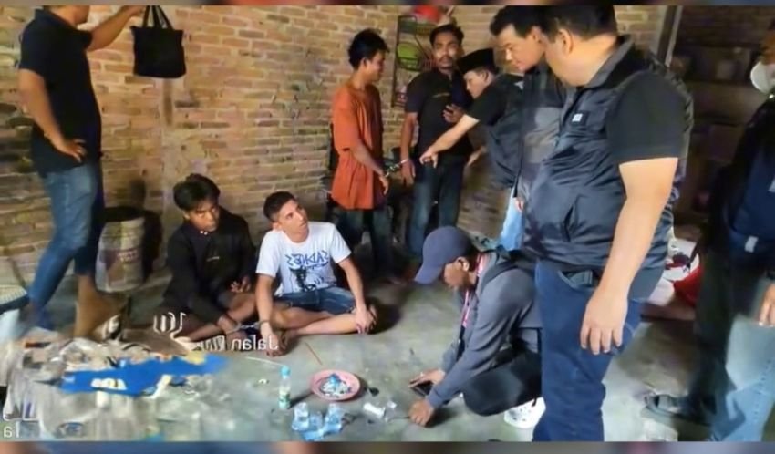 Polresta Deli Serdang OSN Rantau Panjang, Enam Pengguna Narkoba Diamankan