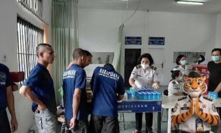 Lapas Pancur Batu Laksanakan Tes Urine Bagi WBP