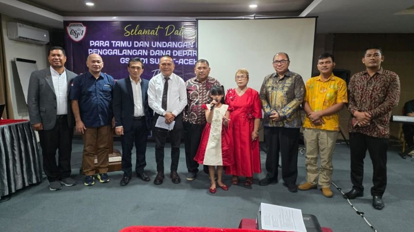 Maruli Siahaan Beri Dukungan Galang Dana Departemen Sosial GSJA Daerah I Sumut-Aceh