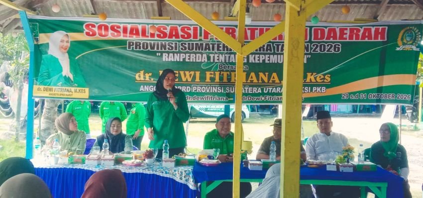 dr Dewi Fitriana Siap Bantu Pemuda Percut  Miliki Keterampilan dan Hindari  Narkoba