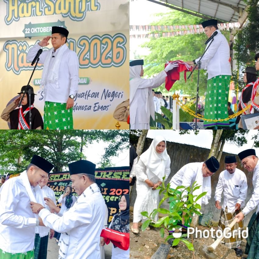 Wabup Sergai Inspektur Upacara Hari Santri 2026 di Ponpes YPI Syarifaturrahman