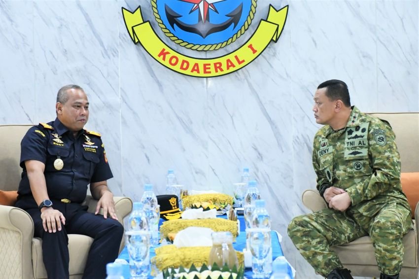 Perkuat Penjagaan Laut Sumatera, Kodaeral I dan Bea Cukai Bersinergi Lawan Penyelundupan