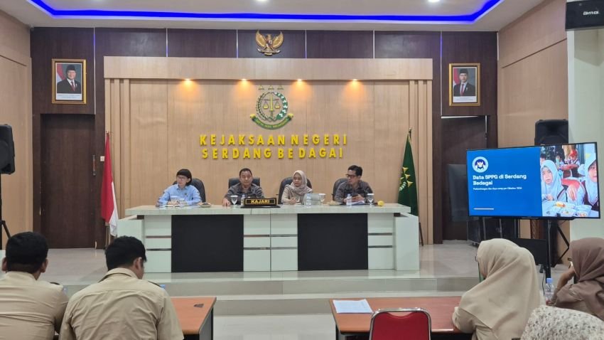 Kejari Sergai Bahas Perkembangan Program MBG bersama Korwil dan Kepala SPPG