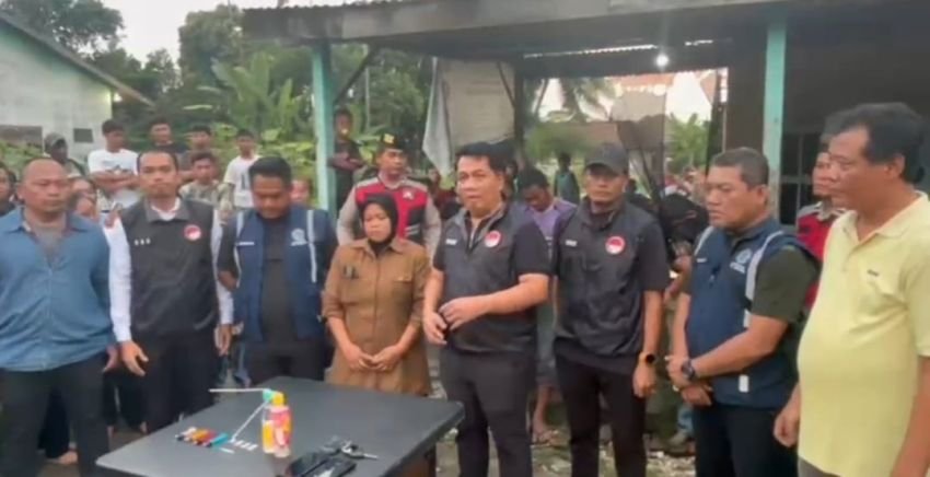 Polresta Deli Serdang Gerebek Sarang Narkoba di Emplasemen Kualanamu, 4 Pria Diamankan