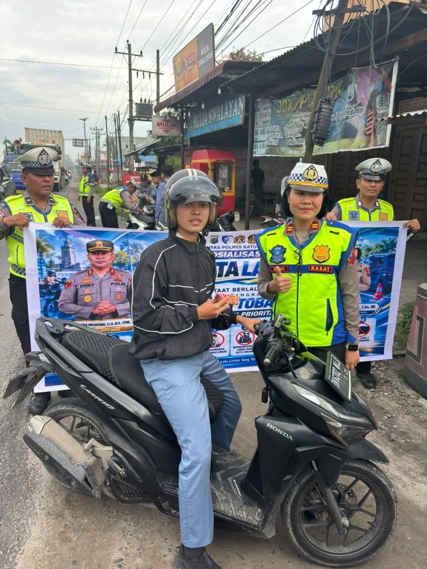 Sat Lantas Polres Batu Bara Gencarkan Operasi Patuh Toba 2026, 38 Set Tilang Pelanggaran Sepeda Motor Ditindak lanjuti
