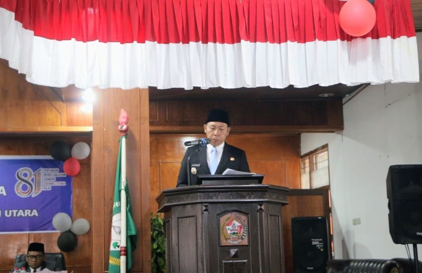 Rapat Paripurna Istimewa DPRD Taput, &lrm;JTP Tegaskan Komitmen Penguatan Sektor Pertanian Berkelanjutan