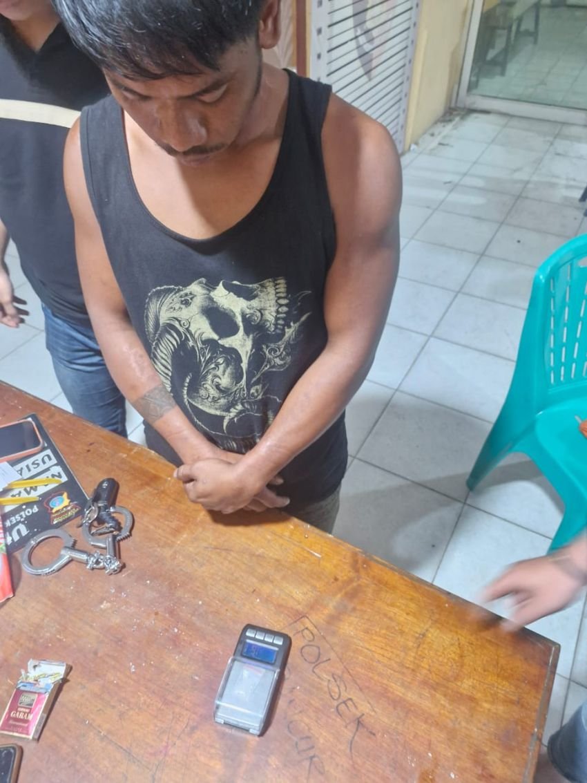 Tim Reskrim Polsek Pancur Batu Amankan Pengedar Sabu-sabu