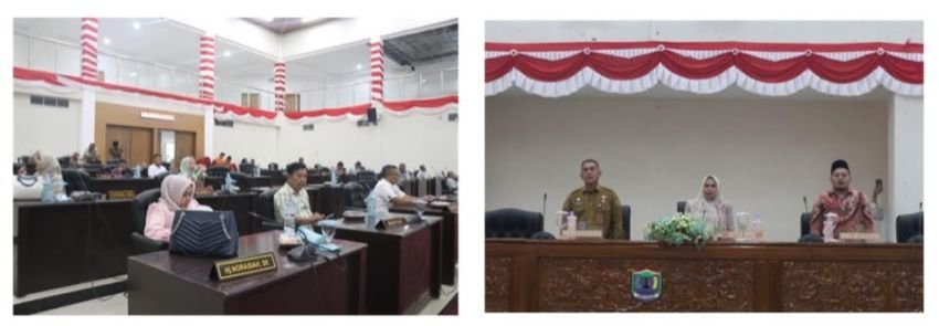 Sekdako Binjai Ikuti Rapat Paripurna DPRD, Bahas Propemperda 2026 dan 2027