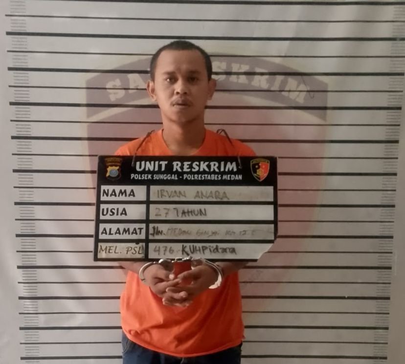 Polsek Sunggal Tangkap Pencuri Uang Jutaan Rupiah, BPKB dan HP : Perkara Masih Berlanjut
