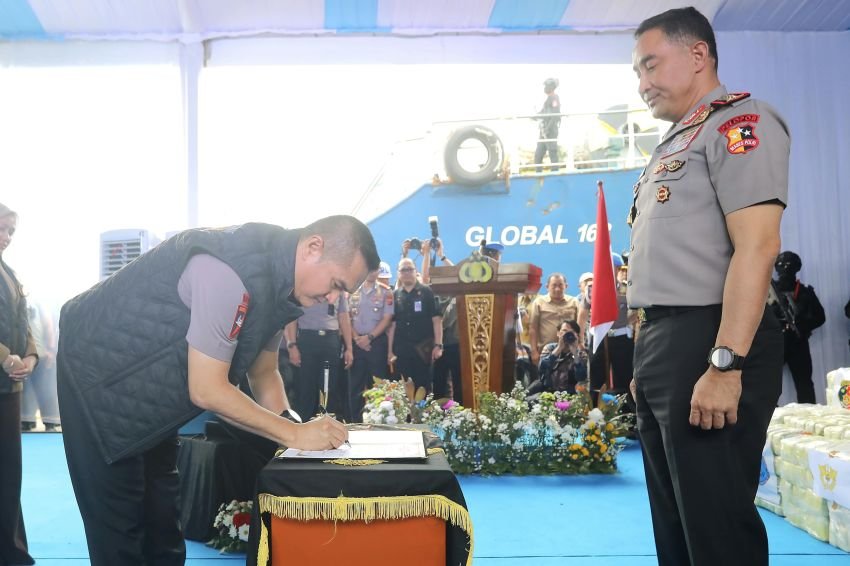 Joint Operation Ungkap 1,16 Ton Ketamin di Sumut, Kapolri Apresiasi Kapolda dan Jajaran