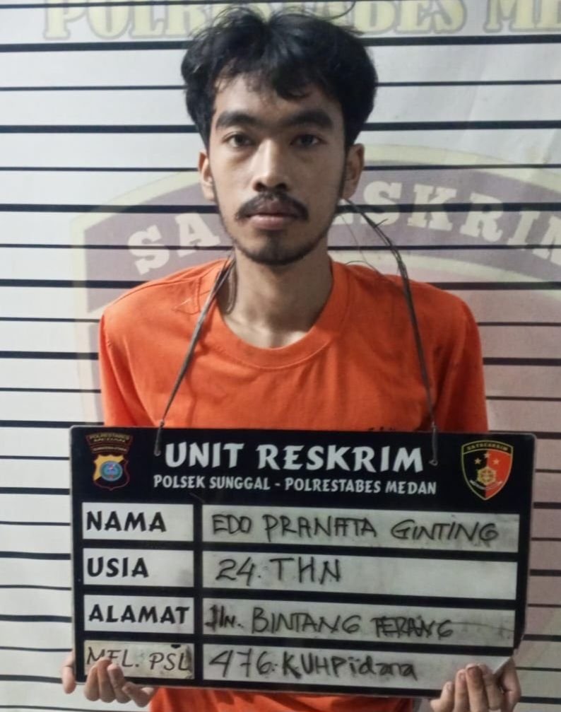 Polsek Sunggal Amankan Pencuri Buah Sawit Perkebunan Sei Semayang : Barang Bukti 16 TBS