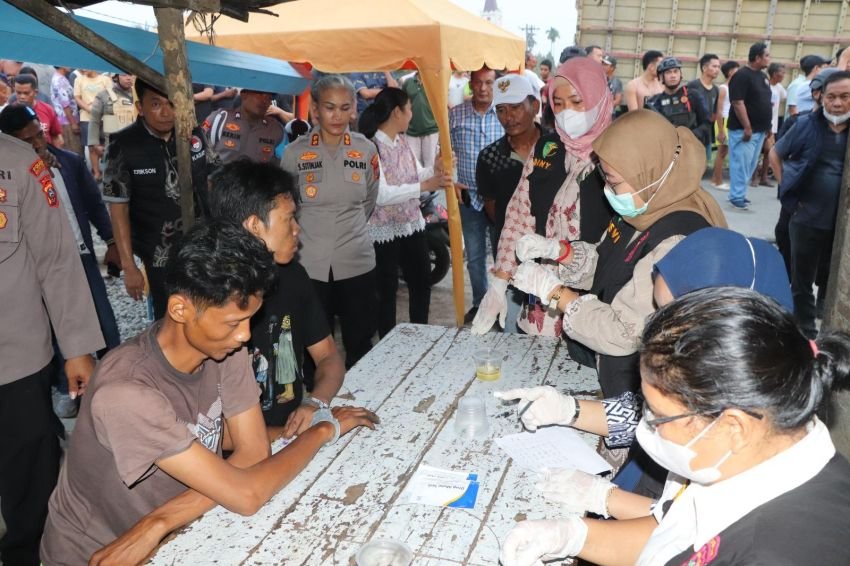 Gempur Kawasan Rawan Narkoba Desa Pon, 10 Positif Narkoba