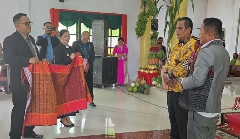 Maruli Siahaan Dukung Pesta Gotilon dan Pembangunan HKBP Diski, Wujud Kepedulian Pelayanan Gereja