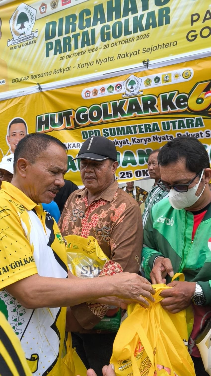 Maruli Siahaan Hadiri HUT ke-62 Partai Golkar Sumut, Tegaskan Komitmen Karya Nyata untuk Kesejahteraan Rakyat