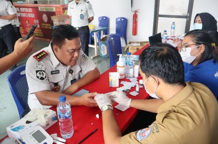 Lapas Pancur Batu  Laksanakan  Pemeriksaan Kesehatan