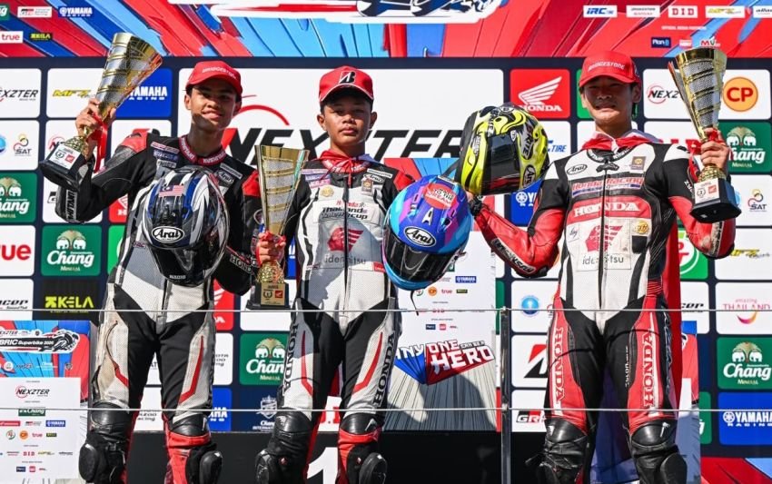 Tampil Gemilang di Thailand, Pebalap Binaan Astra Honda Raih Double Podium