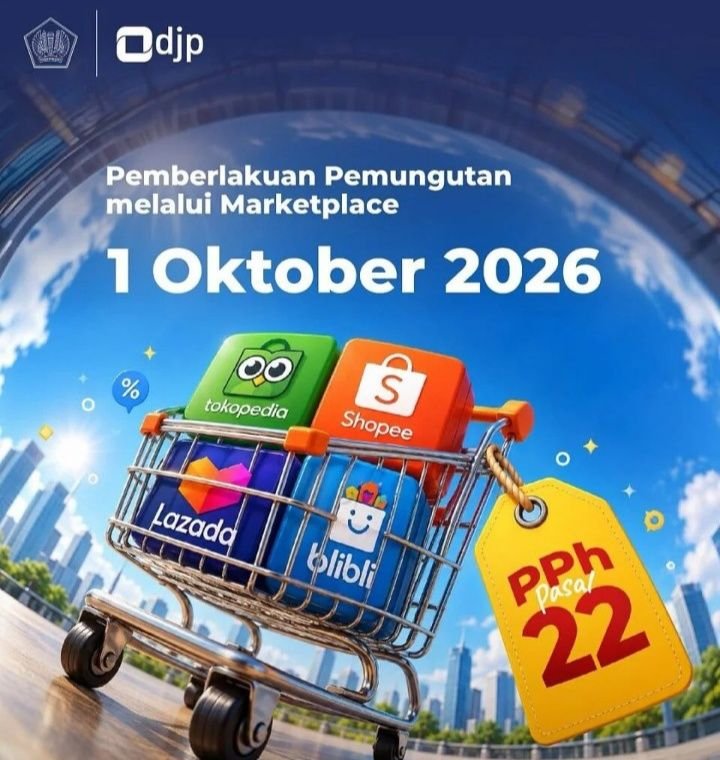 Pemungutan PPh Pasal 22 Melalui Marketplace Mulai Dilaksanakan 1 Oktober 2026