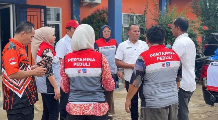 Pertamina  Sumbagut Tanggap Darurat Bencana, Salurkan Bantuan Masyarakat Terdampak Bencana Banjir di Aceh Tamiang