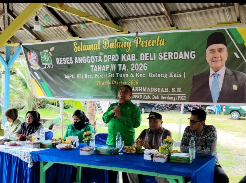 Politisi PKB H Rakhmadsyah Salut Gercep Bupati Asriluddin Bangun Deli Serdang