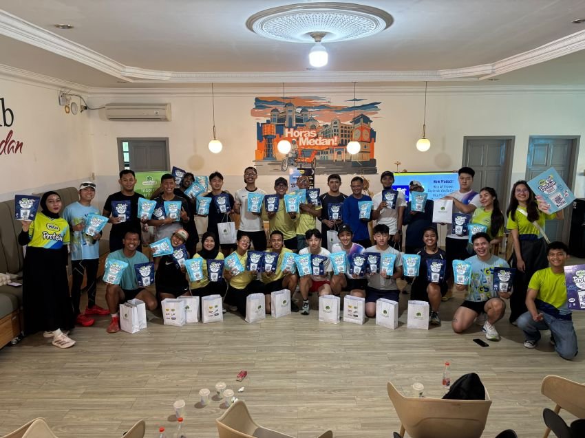 HiLo Hadirkan Pengalaman Launching Produk yang Aktif dan Kolaboratif Bersama Komunitas Lari Medan