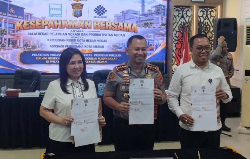 Perkuat Program POLIRAN, Kapolrestabes Medan Gandeng Pengusaha dan Balai Pelatihan