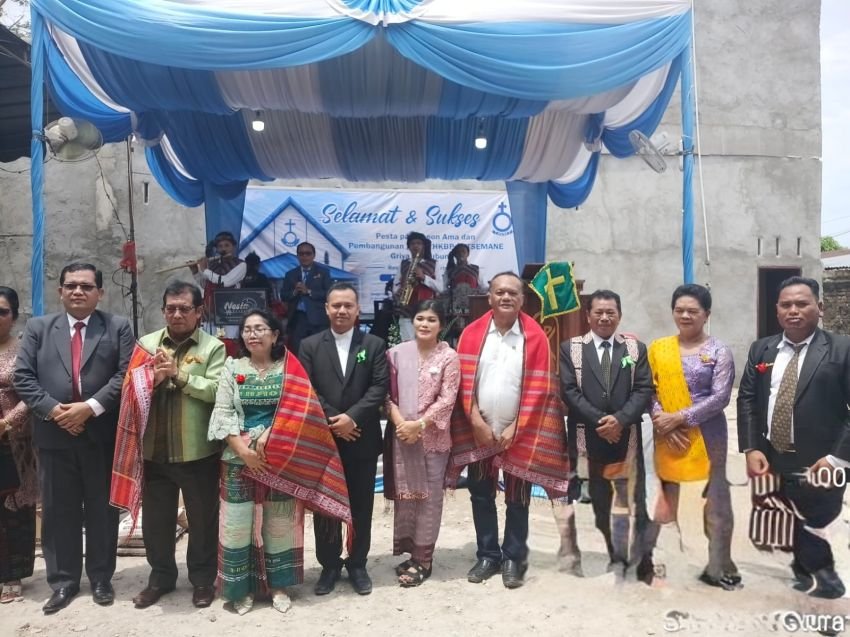 Anggota DPR RI Maruli Siahaan Dukung Pesta Parheheon Ama dan Pembangunan HKBP Getsemane Griya Martubung
