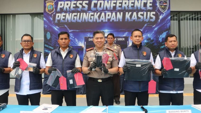 Gerebek Apartemen Grand Jati Juction Medan, Poldasu Tangkap Lima Eks Pekerja Judol Kamboja