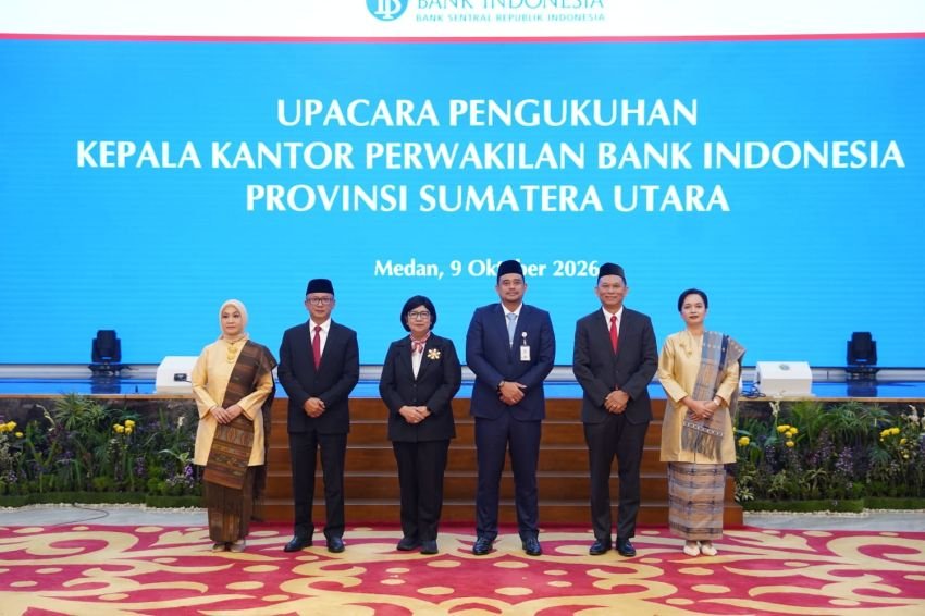 Pengukuhan Kepala Perwakilan BI Sumut, Perkuat Sinergi Menjaga Stabilitas dan Mendorong Pertumbuhan Ekonomi Daerah