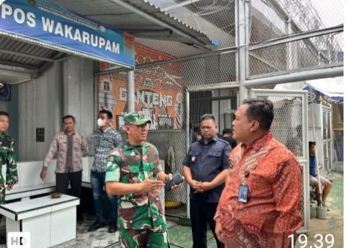Danramil-14/PB  Silaturahmi Dengan Kalapas Pancur Batu