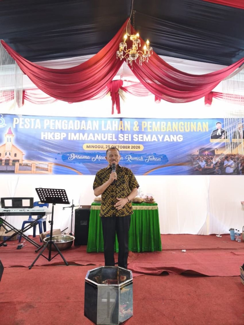 Maruli Siahaan Dukung Pengadaan Lahan dan Pembangunan HKBP Immanuel Sei Semayang, Apresiasi Semangat dan Kebersamaan Seluruh Jemaat
