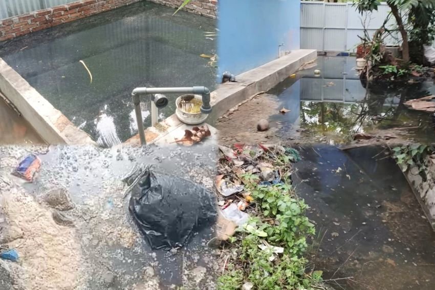 Diduga Berasal dari IPAL SPPG Sei Rampah Limbah Masuk Rumah Warga