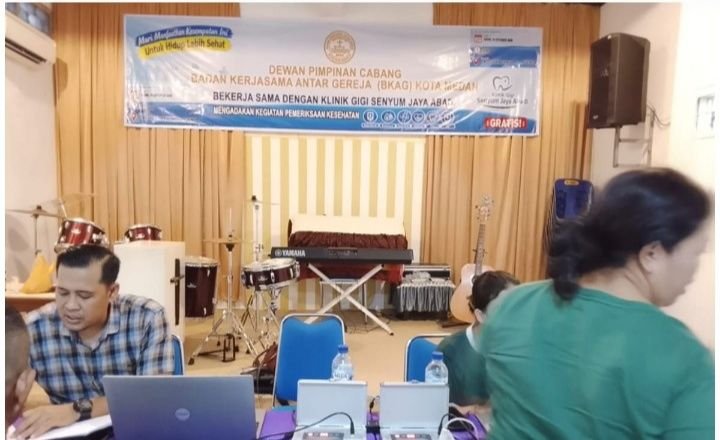BKAG DPC Kota Medan Lanjutkan Pelayanan Sosial melalui Pemeriksaan Kesehatan Gratis