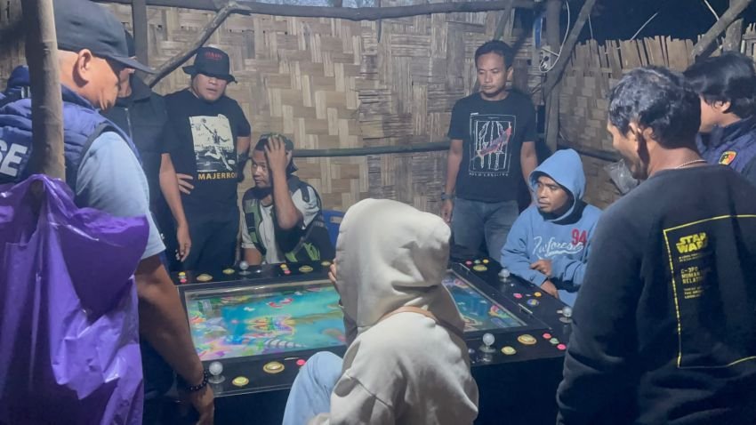 Polrestabes Medan Gerebek Lokasi Judi Tembak Ikan di Sibolangit, 2 Orang Diamankan