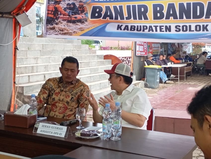Tinjau Dampak Banjir Bandang, Irman Gusman Dorong &ldquo;The New Master Plan&rdquo; untuk Masa Depan Kabupaten